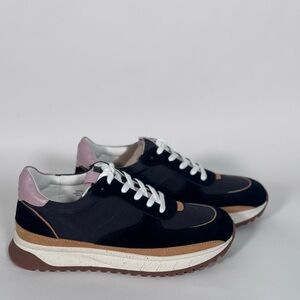 Madewell Black Pink Tan Platform Sneakers